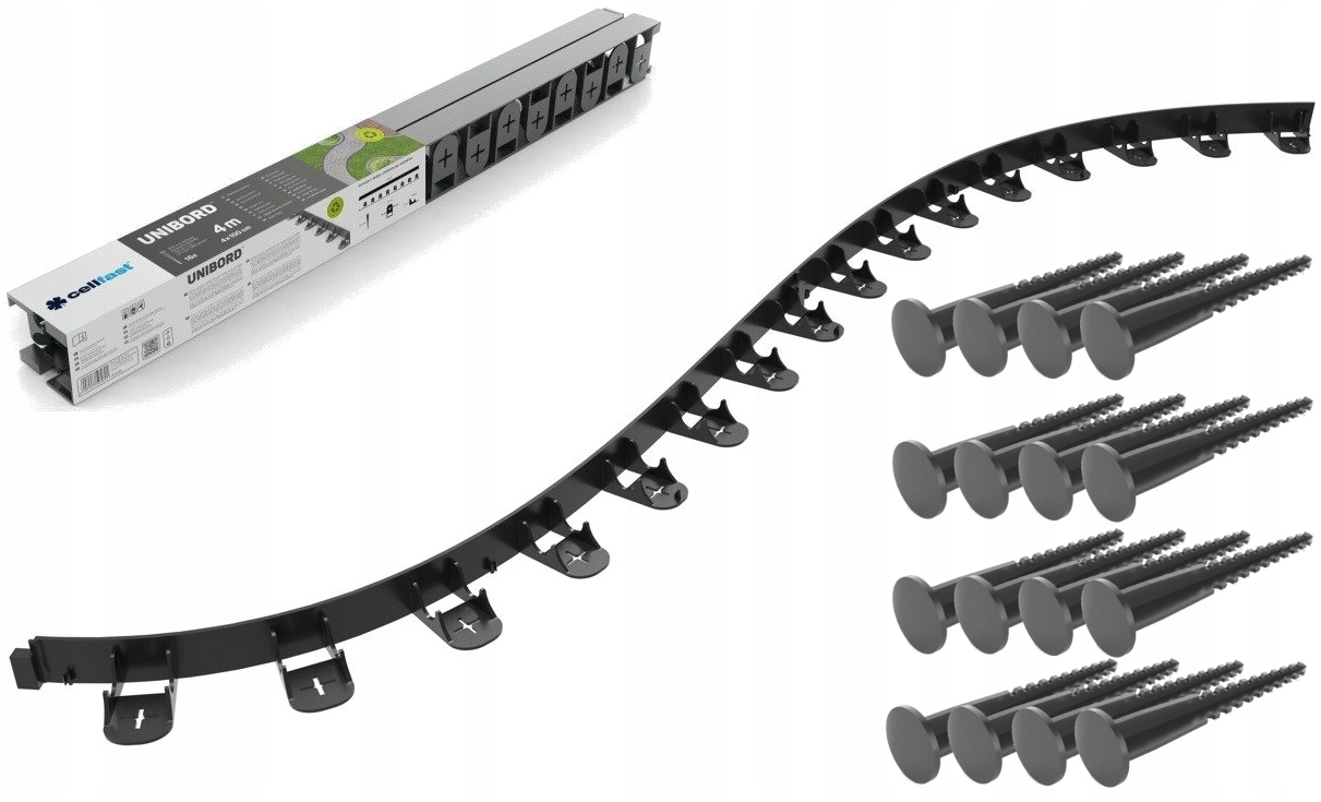 4ks TRÁVNIKOVÁ OKRAJ CELLFAST 45MM 4m 16 KOTEW