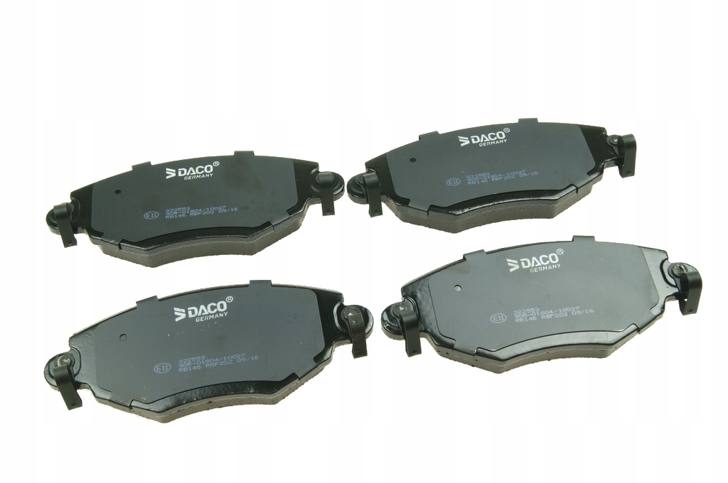 DACO 322553 klocki hamulcowe przód FORD MONDEO III MK3 2000-2007
