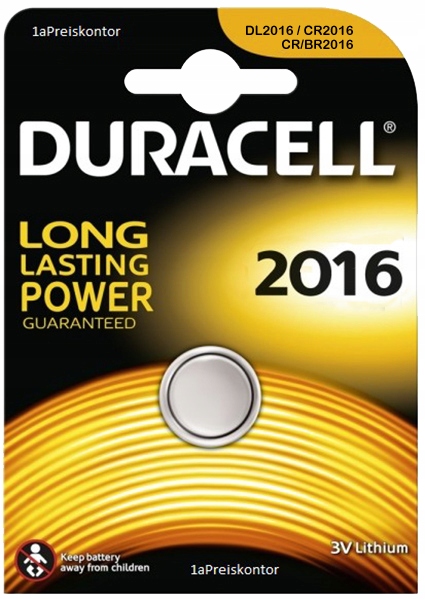 

Duracell Cr 2016 DL2016 baterie litowe 3V 10 szt