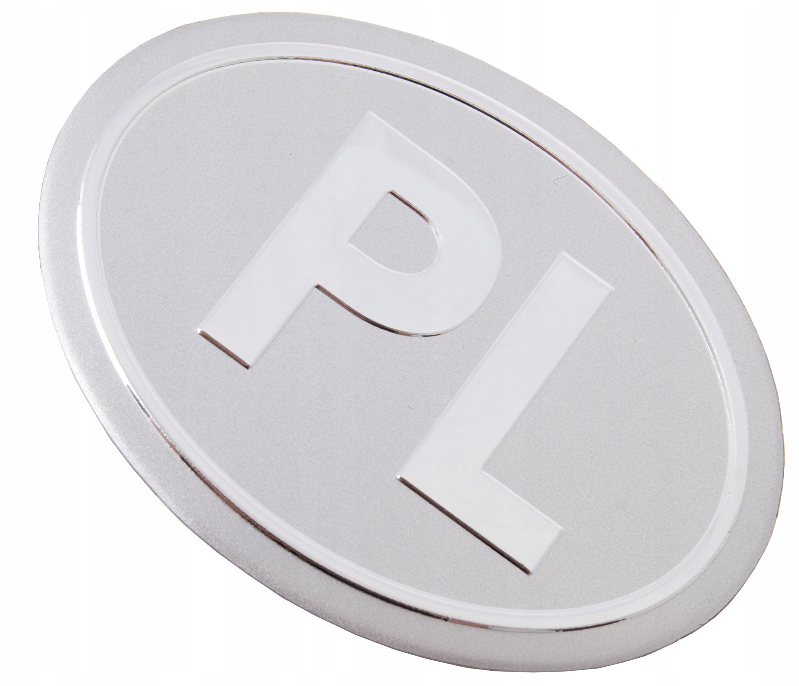 

Naklejka Emblemat Aluminiowy Chromowany Polska Pl