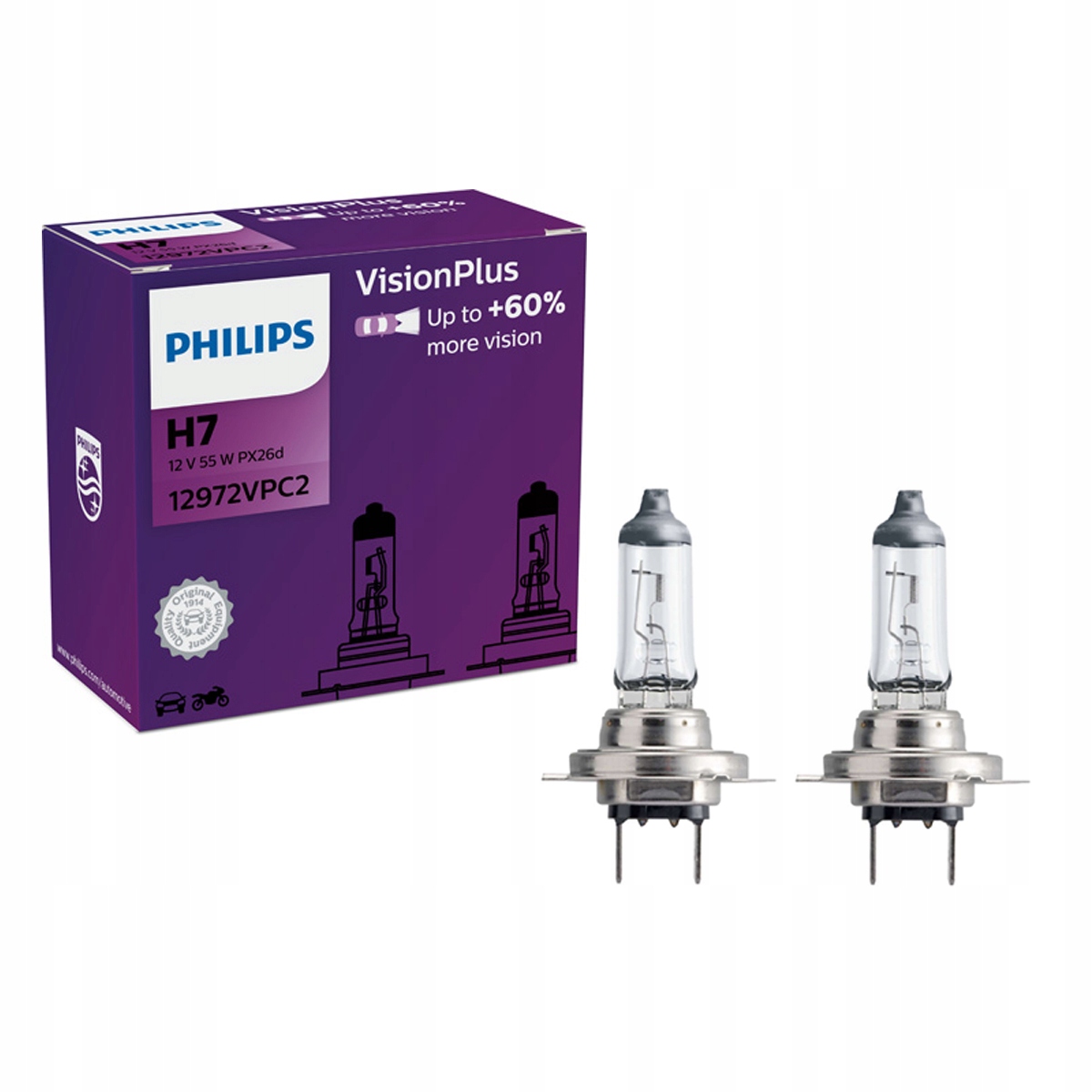 Вижн плюс купить. Philips h7 Vision +60. Philips Vision Plus +60. Philips Vision Plus h7.