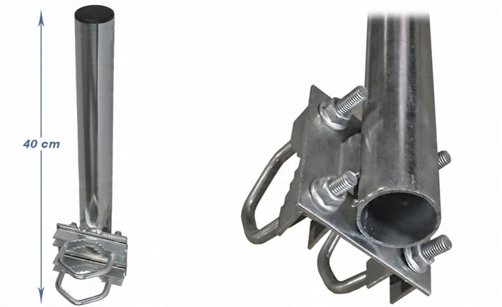 

Uchwyt, stojak antenowy balkonowy Prosty 40 cm
