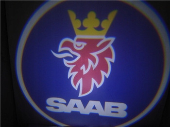 SAAB 9-3 9-5 PROJEKTOR LED LOGO DRZWI ŚWIATŁO Producent części ME Premium