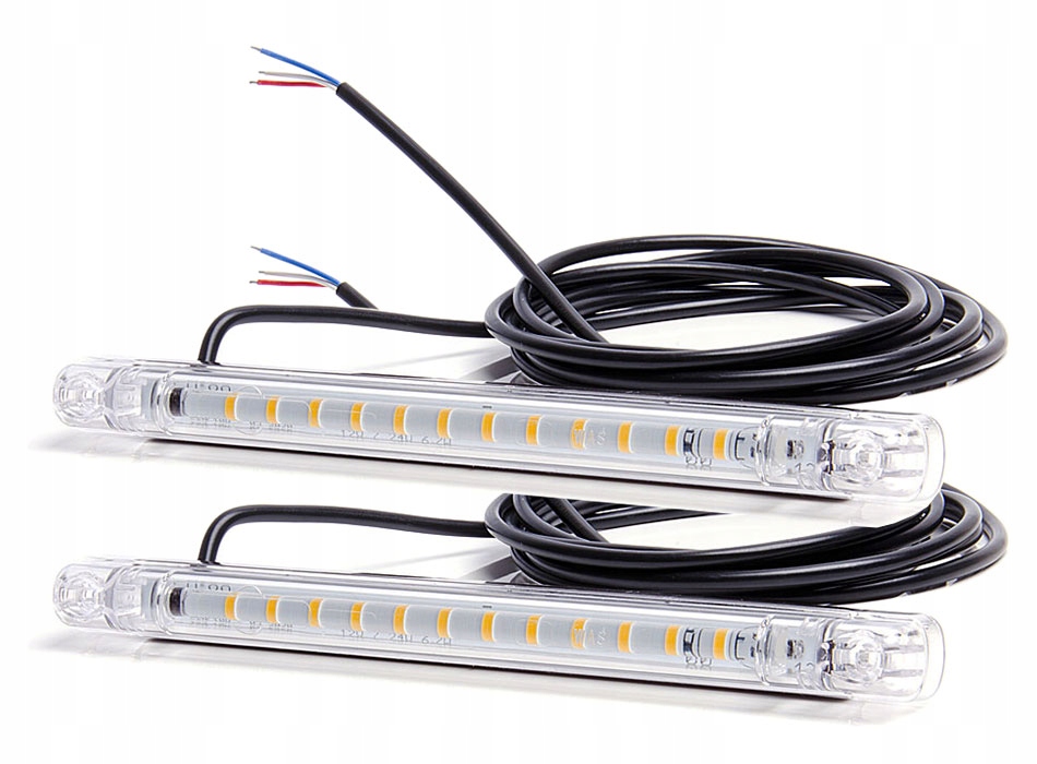 704 - ДЕННІ ХОДОВІ ВОГНІ СВІТЛОДІОДНІ ДЕННІ ХОДОВІ ВОГНІ 12/24V 2X