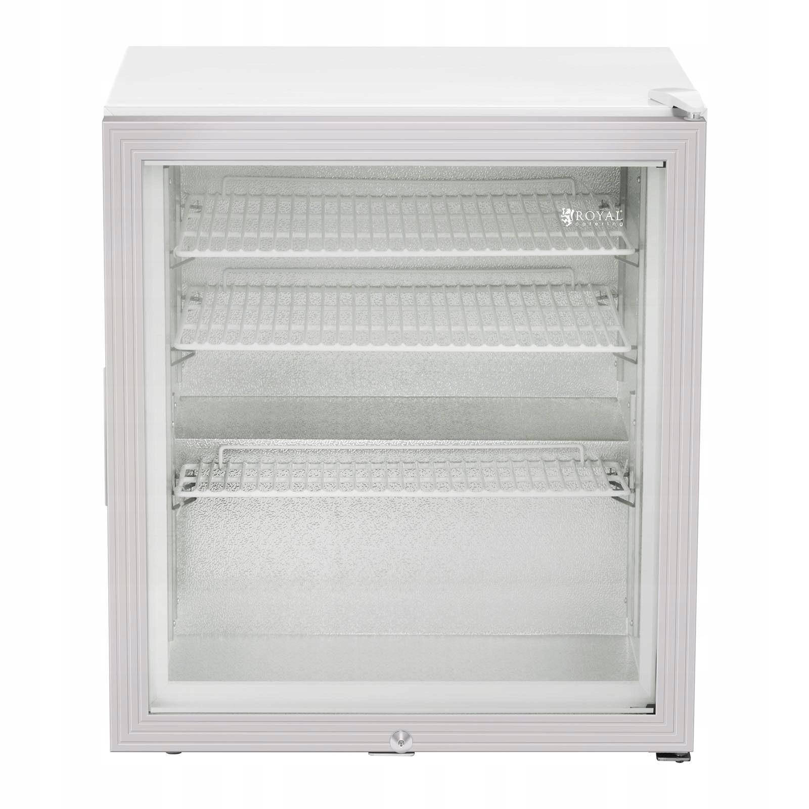 ZAMRAŻARKA 88L Z PRZESZKLONYMI DRZWIAMI ZAMEK Pojemność całkowita 88 l