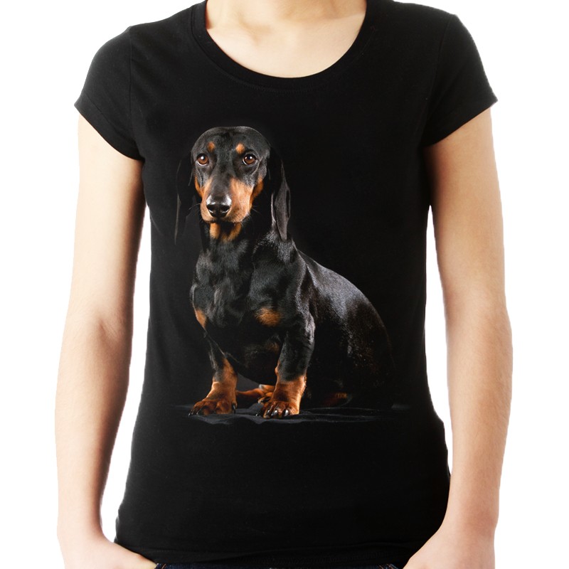 Koszulka z psem jamnikiem bluzka pies jamnik -XXL