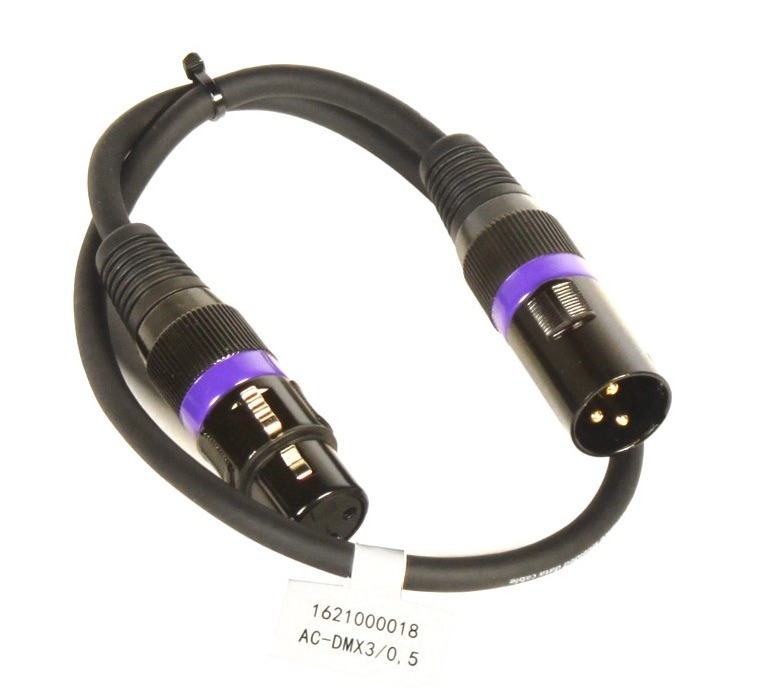 

Kabel Przewod DMX AC-DMX3/0,5 50 cm 110 ohm