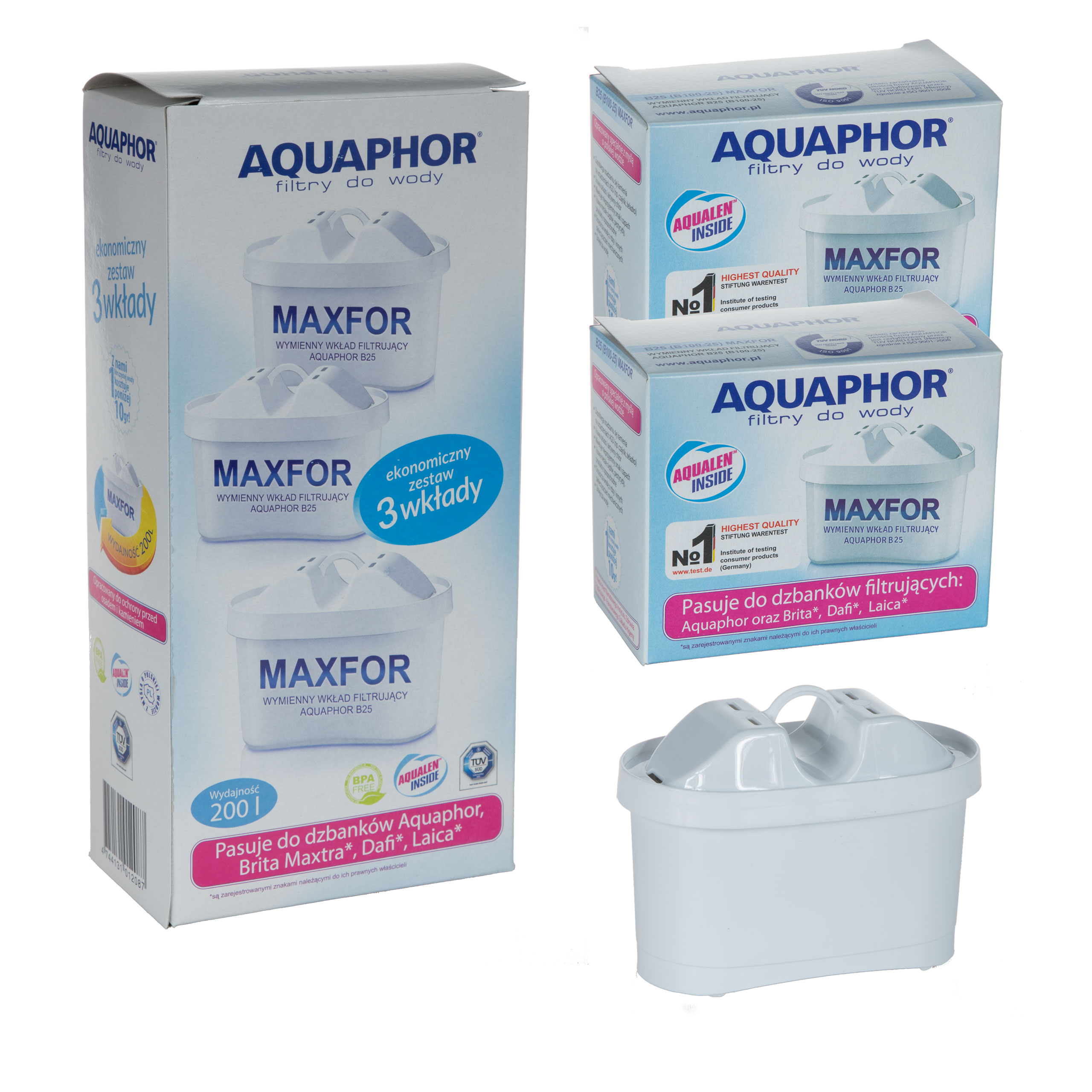 

5x Wkład Filtr Aquaphor Maxfor Do Brita Dafi