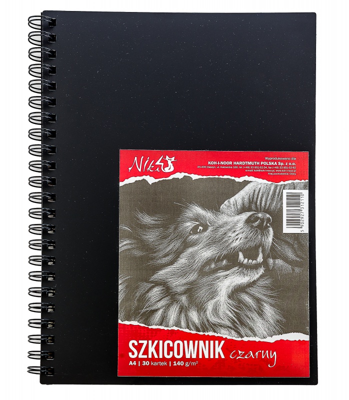 

Szkicownik czarny Koh-i-noor A4 album na zdjęcia