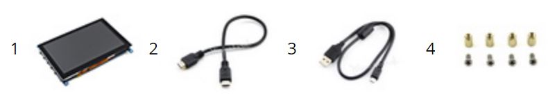 LCD 5 HDMI (H) для Raspberry Pi, XBOX, PS4 SMD так