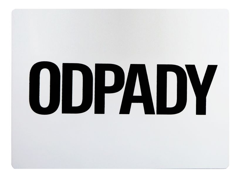 TABLICA TABLICZKA ADR ODPADY METALOWA 400X300