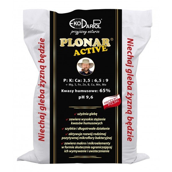 PLONAR ACTIVE 20kg UNIWERSALNY nawóz ekologiczny