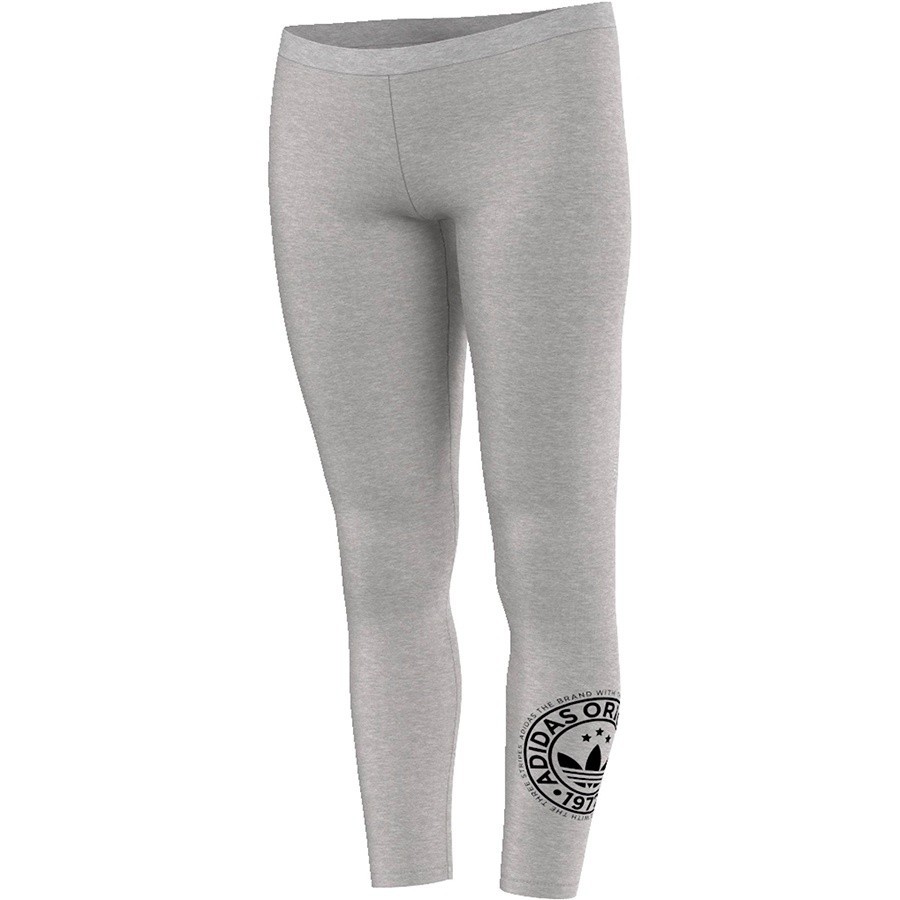 Adidas Originals Legíny M Klasické Legíny AJ7655 Šedá