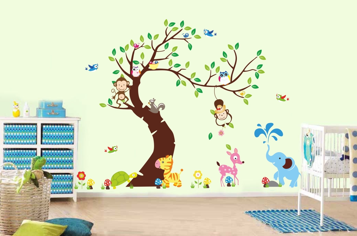 Naklejki na ścianę ścienne dla dzieci sówki sowy Bohater brak