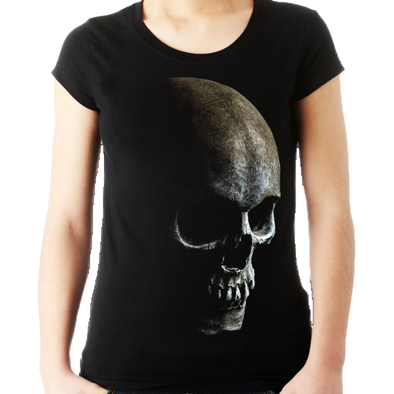 

Koszulka z czaszką bluzka t-shirt horror Hq - L