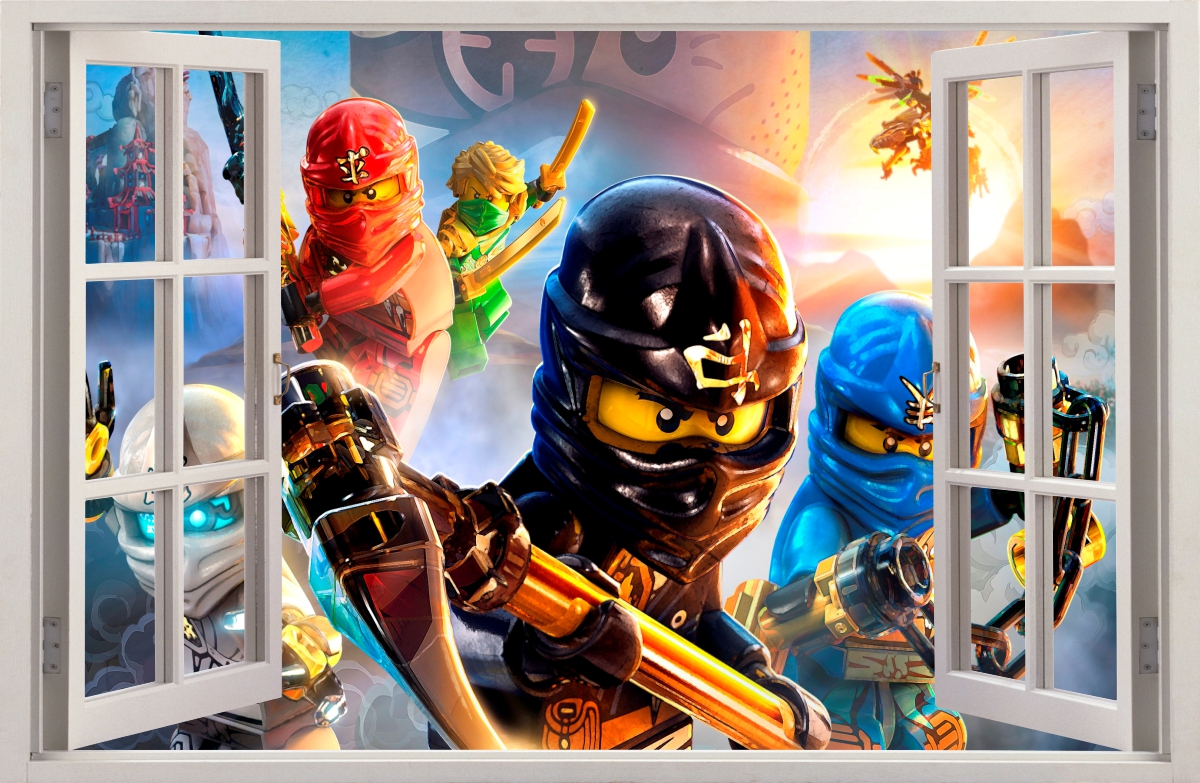 

Naklejki Na Ścianę Okno Lego Ninjago 60 115x75cm