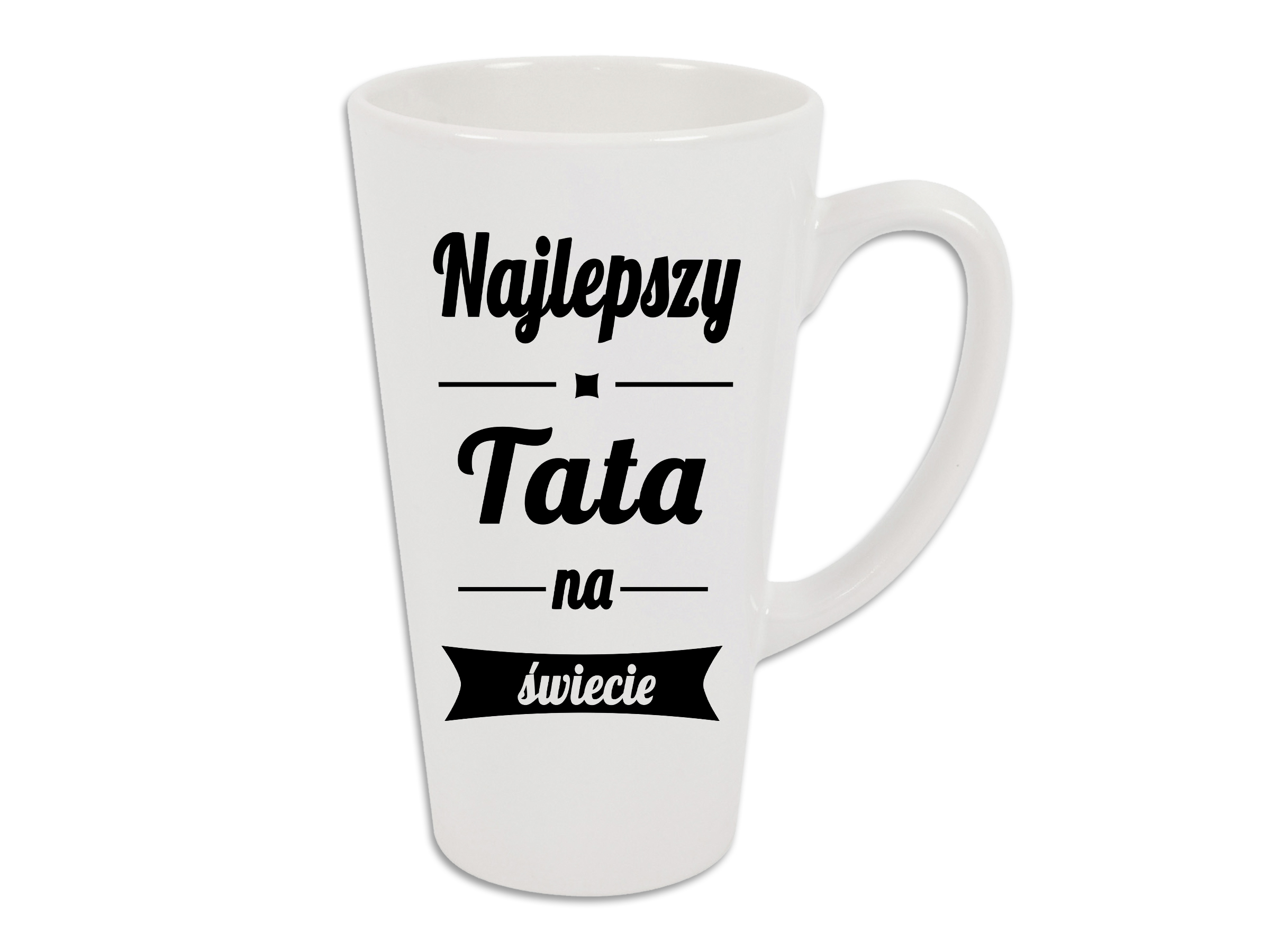 

Kubek Latte Dla Taty Dzień Ojca Wzory 450ml