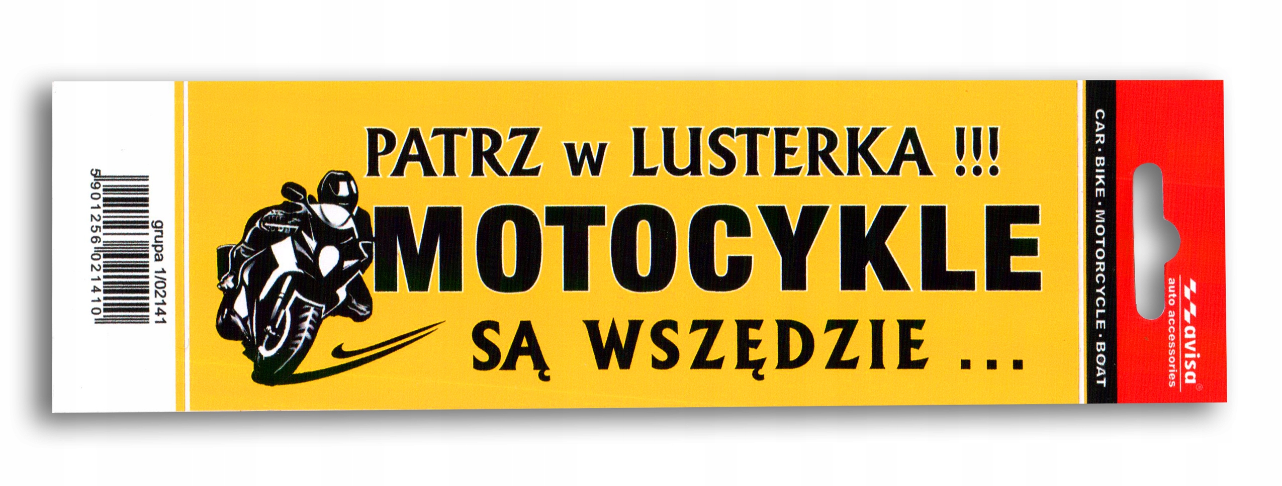 

Patrz W Lusterka Motocykle Są Wszędzie Naklejka