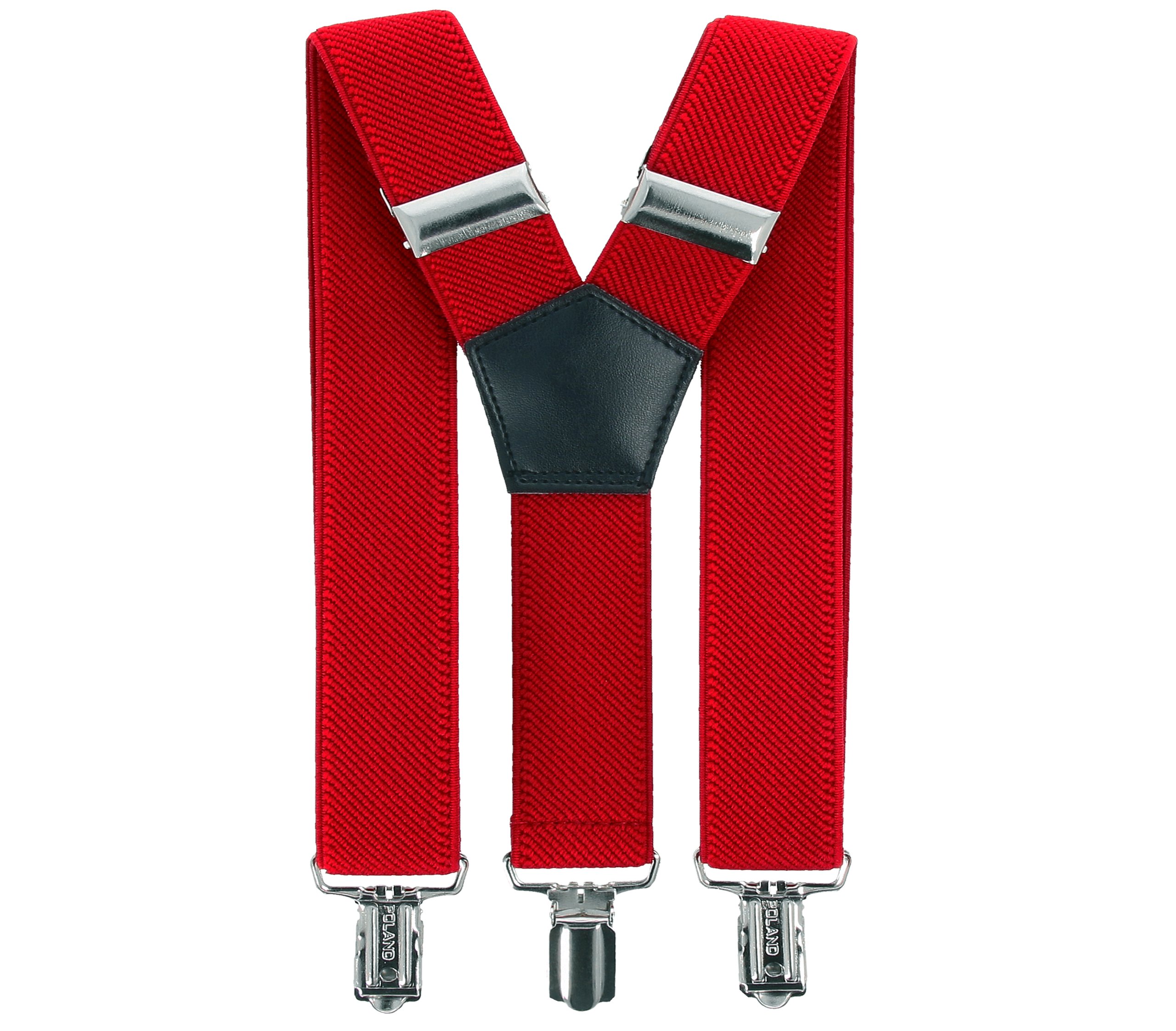 Польские ПОДТЯЖКИ ДЛЯ 7-12 лет, красное, ЦВЕТА