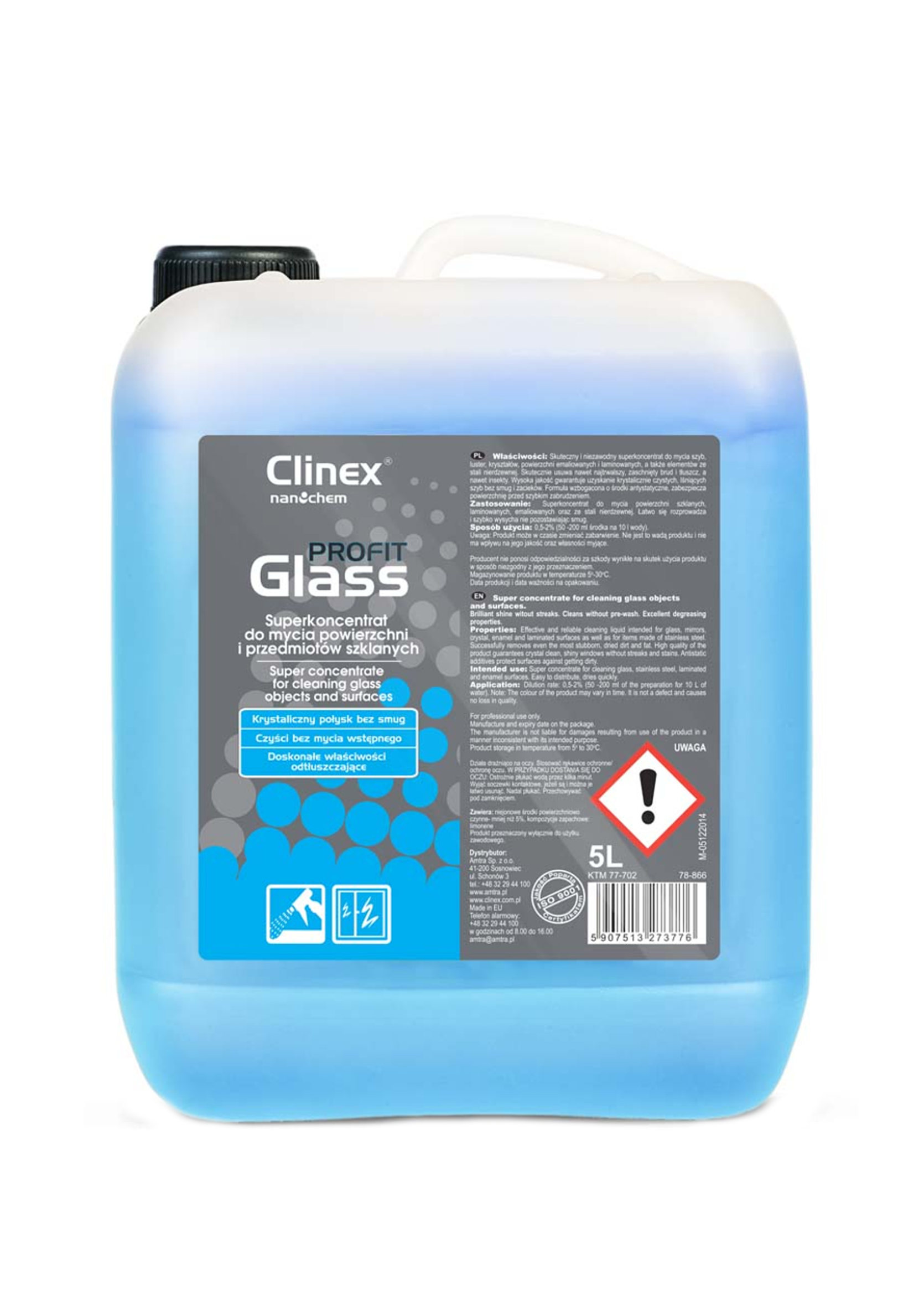 

Clinex Profit Glass 5L Koncentrat Płynu Do Szyb