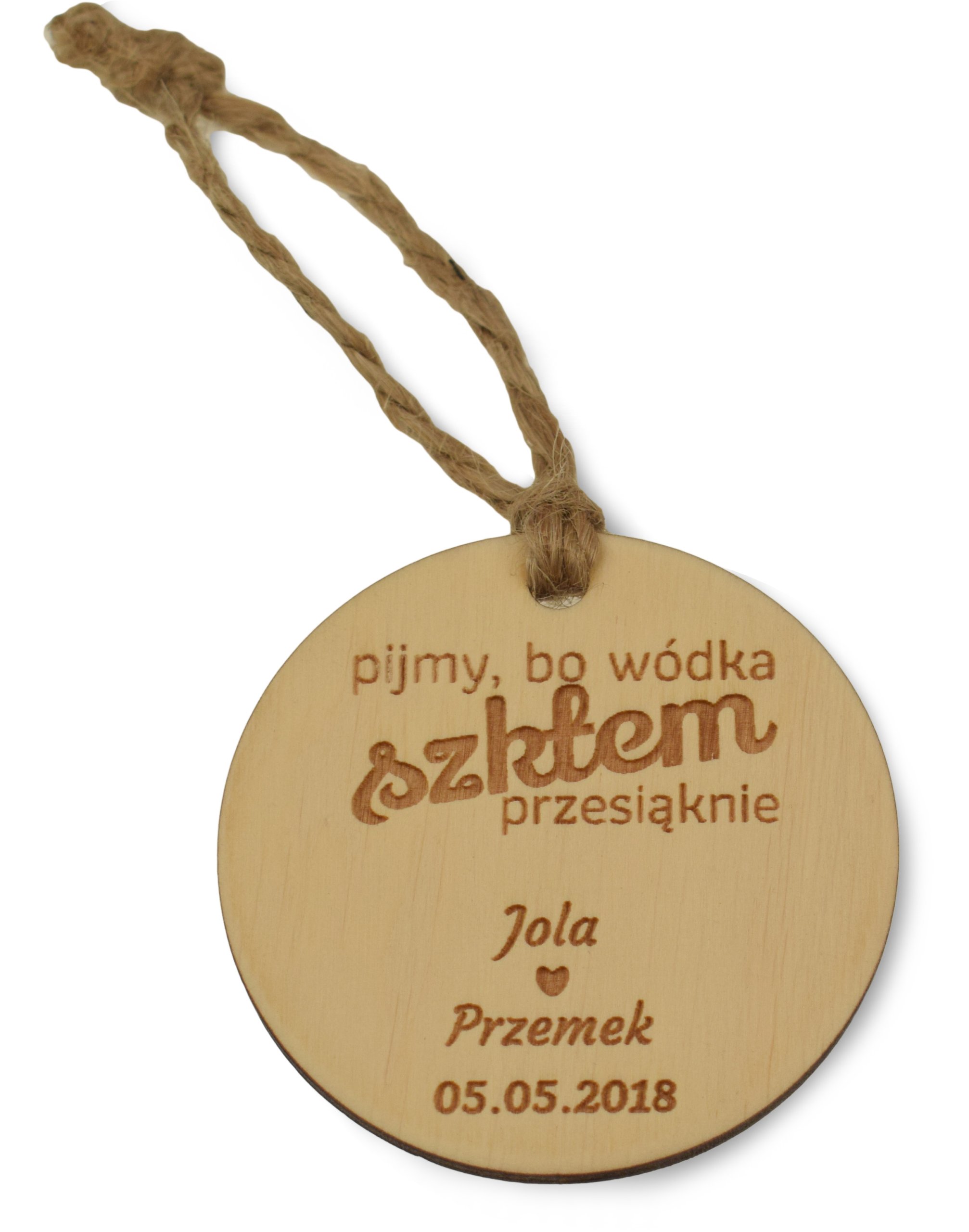 

Śmieszne etykiety na wódkę Weselną, różne Wzory