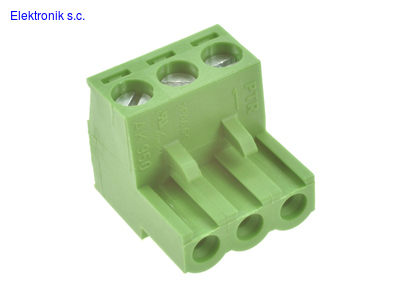 

Łączówka AK950/3 3pin R=5mm 12A na przewód