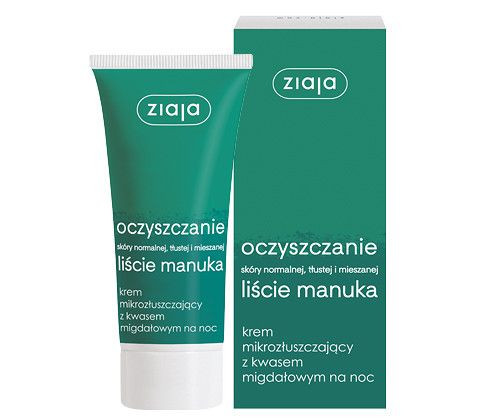 

Ziaja Liście Manuka oczyszczanie kwas migdałowy