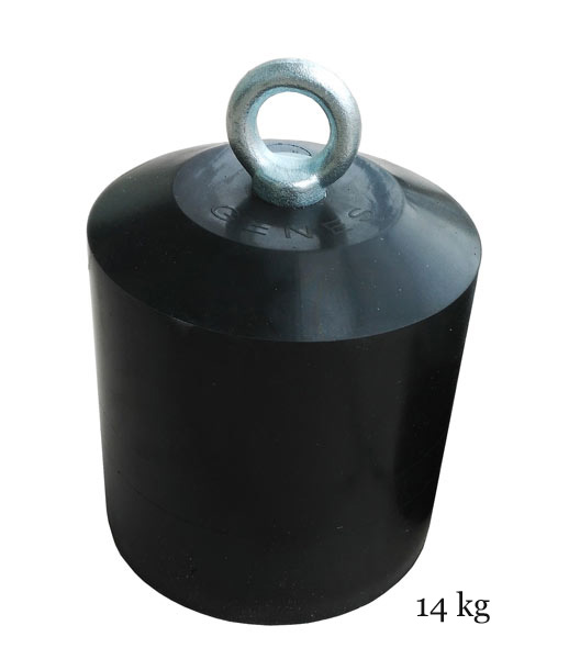 Kotwica gumowa ciężarek 14 Kg Boatshop
