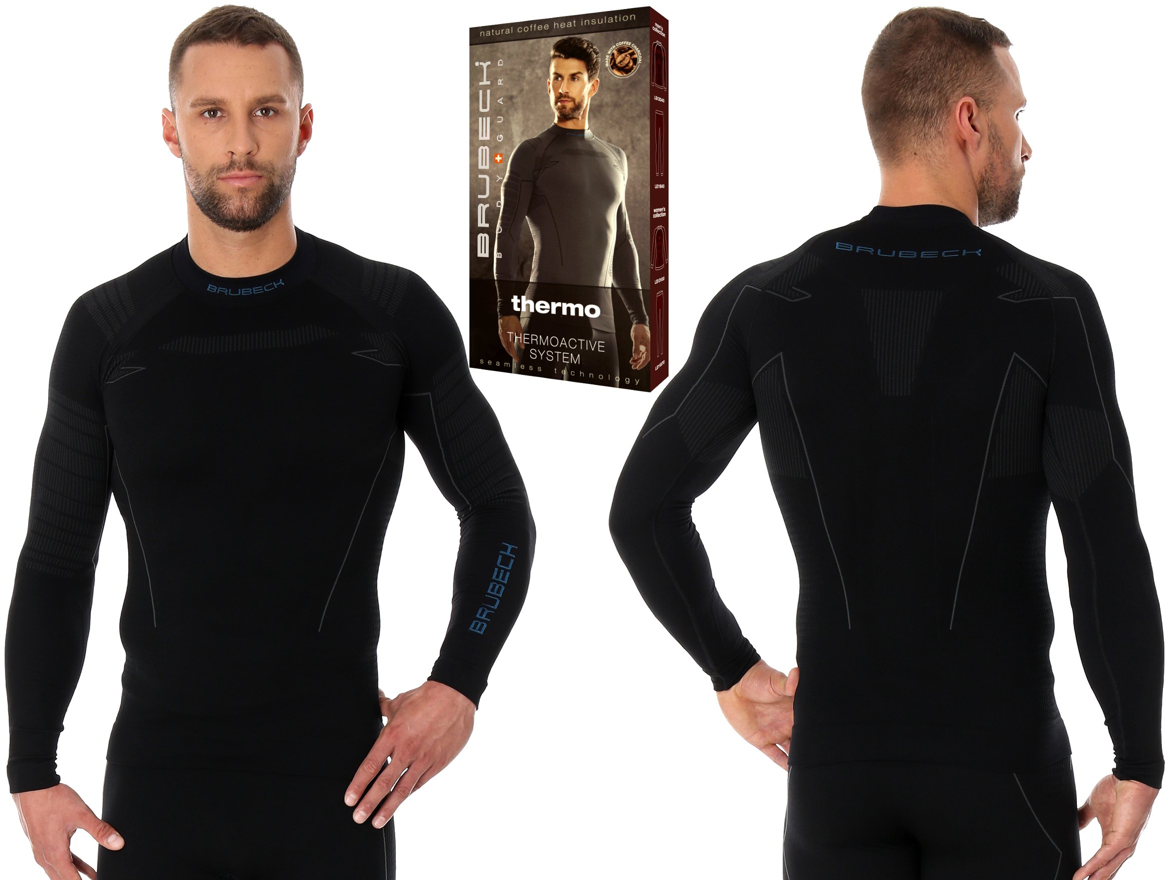 BLUZA męska BRUBECK THERMO TERMOAKTYWNA LS13040 M