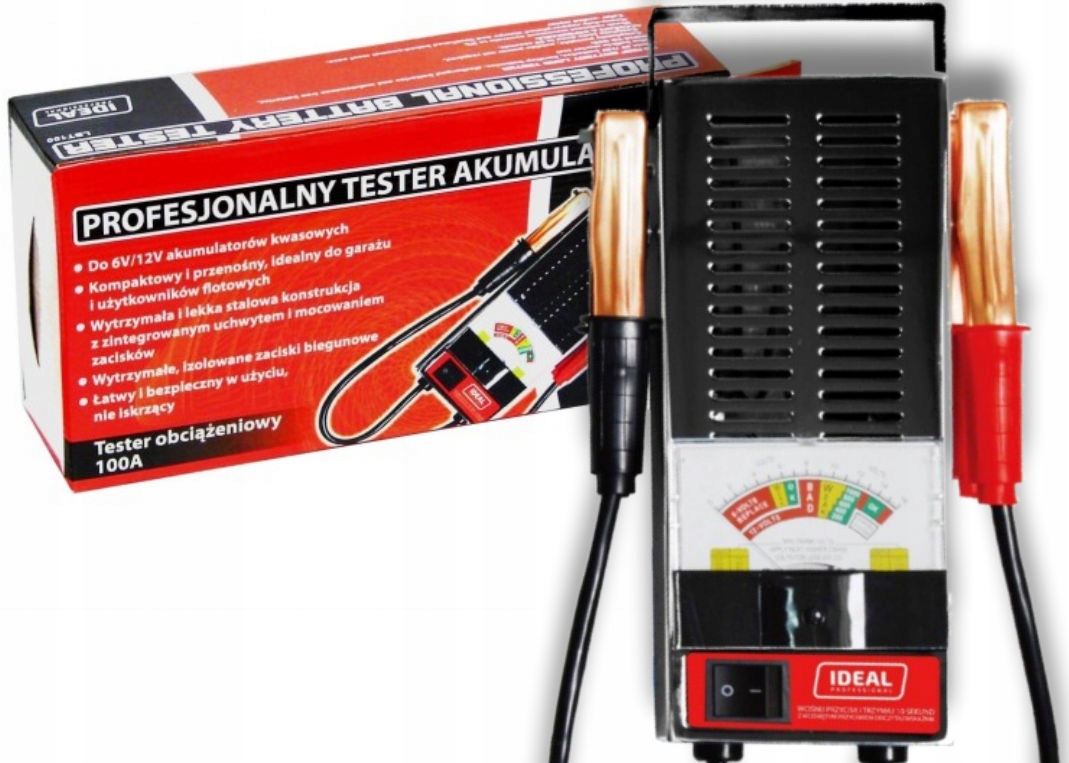 

Tester akumulatorów obciążenio. 6/12V LBT100 Ideal