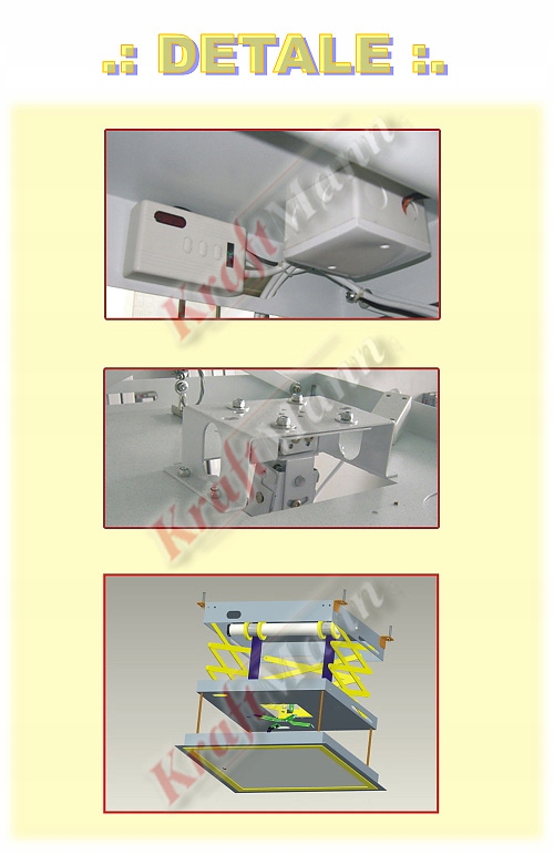 Winda Sufitowa Projektor Rzutnik Na Pilota 360 cm Model Winda Sufitowa Projektor Rzutnik Na Pilota 360 cm