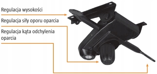 Fotel biurowy Linea LE06 Nowy Styl skóra licowa PL Multiblock Kolor obicia odcienie beżu
