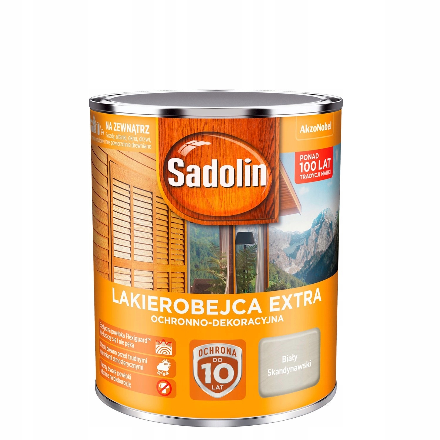 

Sadolin Lakierobejca Extra 0,75 biały skandynawski