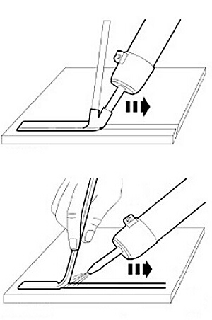 SPAWARKA PLASTIKU WEP 852D DYSZE BUT ZELAZKO Producent code HOTAIR SET1054
