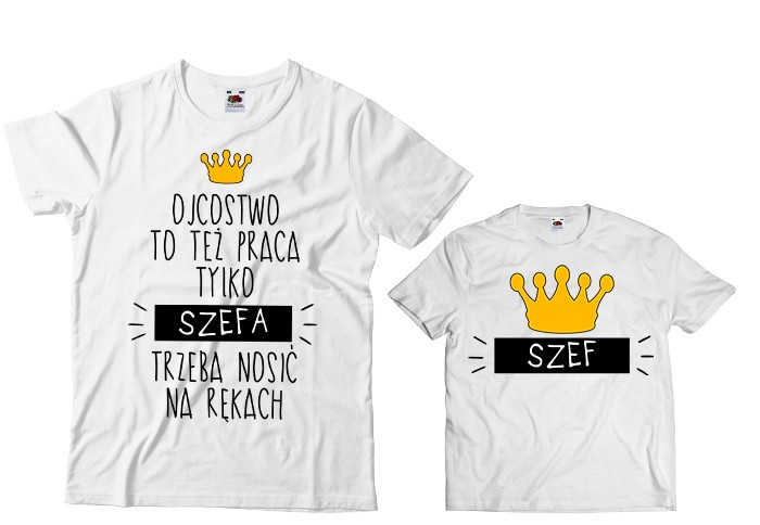

Zestaw Dwóch Koszulek Dla Taty I Syna Dzień Ojca