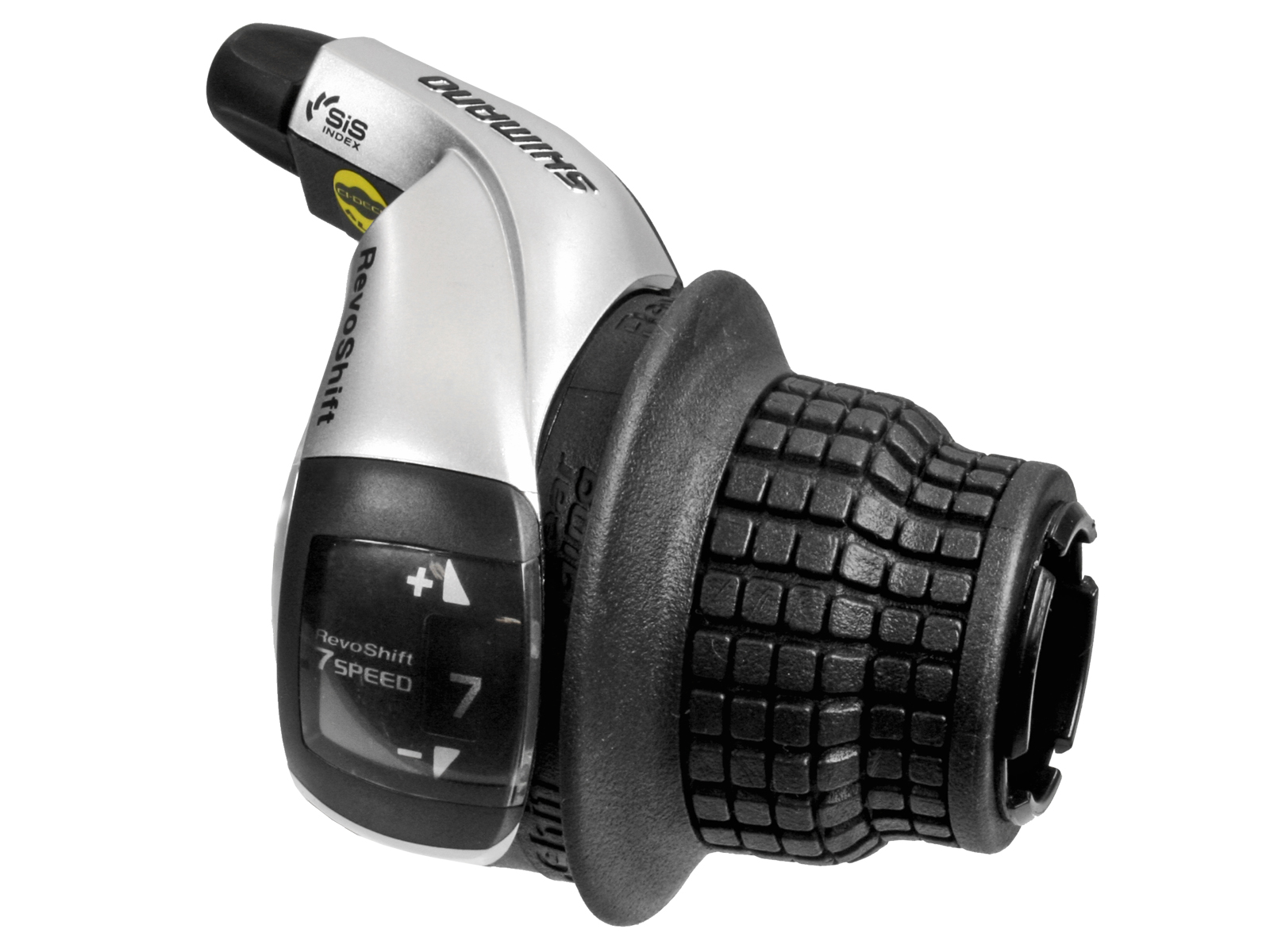 Manetka rowerowa Shimano Revoshift SL-RS45 czarny szary lewa 7s