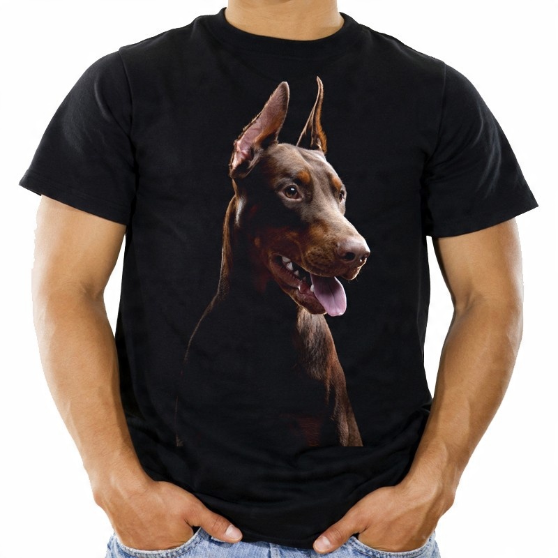 

Koszulka z psem dobermanem pies doberman XXL- Hq