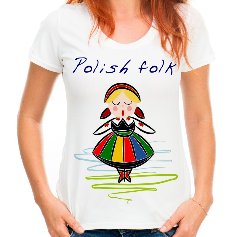 

Koszulka t-shirt folkowy folk polska ludowa Hq XXL