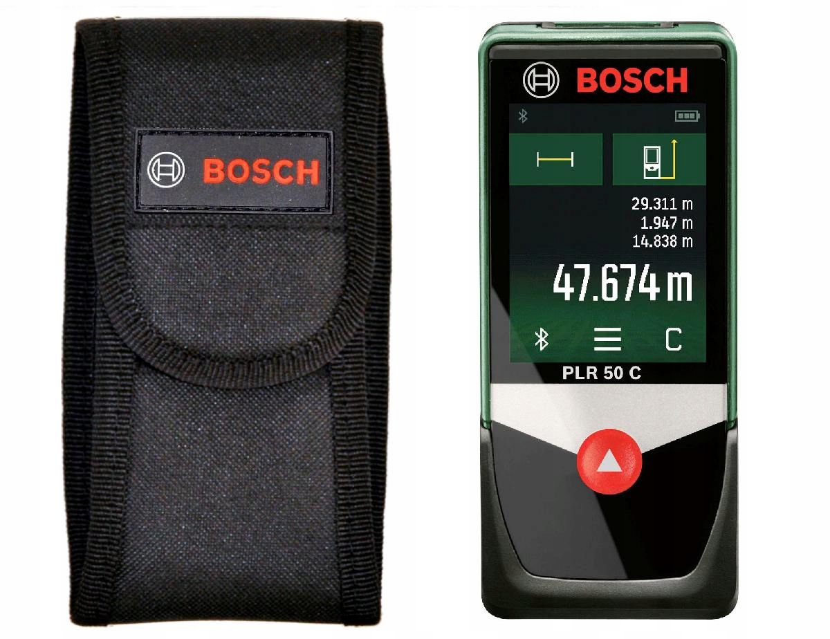 DALMIERZ LASEROWY ADVANCEDDISTANCE PLR 50C BOSCH Bluetooth zasięg 50 metrów EAN (GTIN) 4053423245219