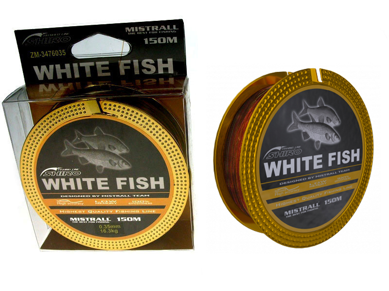

Żyłka Mistrall Shiro White Fish 0,22 mm 150m