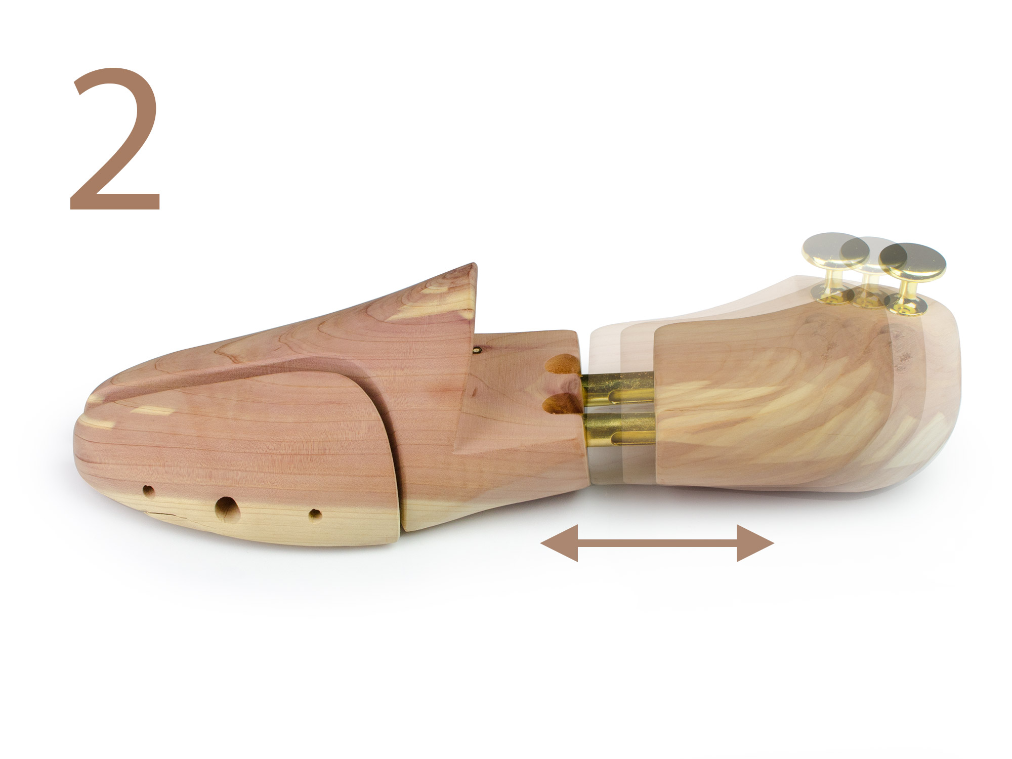 PRAWIDŁA do BUTÓW CEDROWE DREWNIANE 46-47 MASSIDO Model MAS-074647