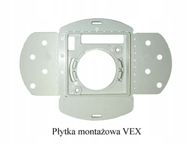 GNIAZDO ŚCIENNE QUADRA KREMOWE Kolor inny