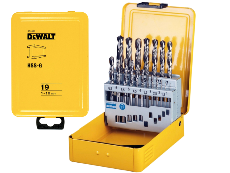 

Dewalt DT5923 Zestaw Wierteł Do Metalu Hss-g 19szt