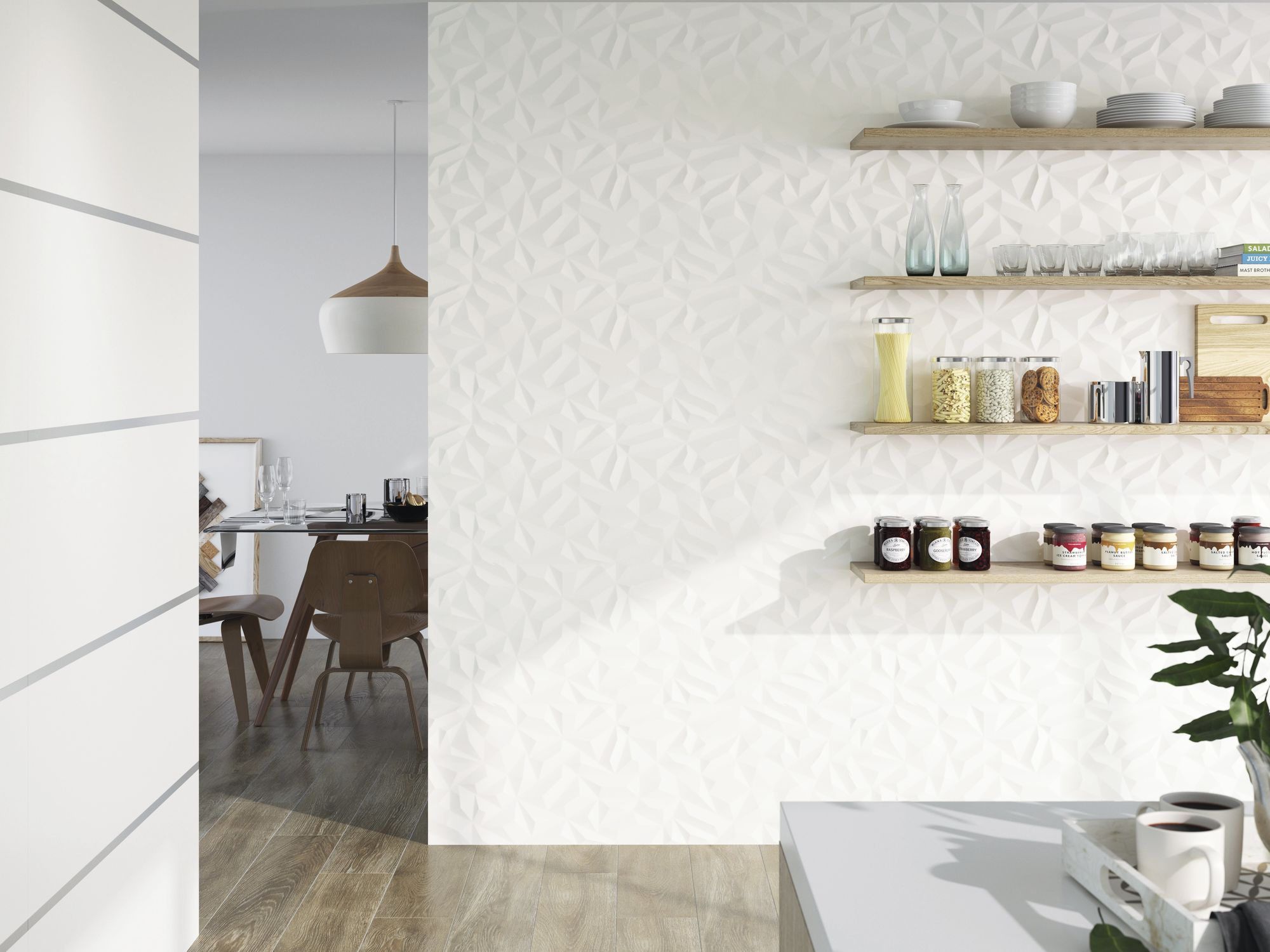 BALDOCER SPACE NEVE SATIN 40x120 cm rekt. 24H Typ dekor