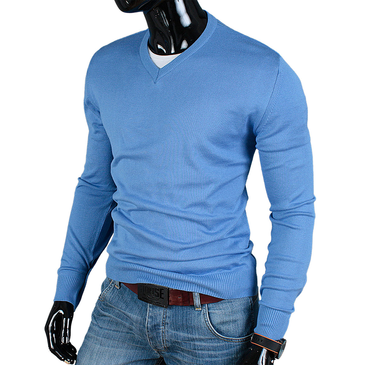 

Sweter Szpic CD01 Niebieski M___polska