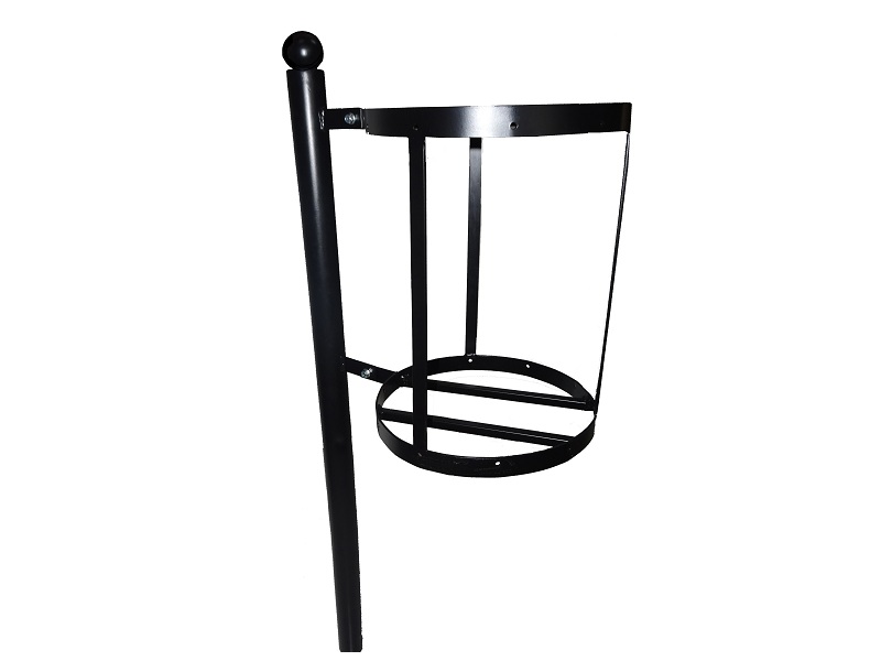 STELAŻ Kosza na śmieci ogrodowy, parkowy,okrągły EAN (GTIN) 5903631253874