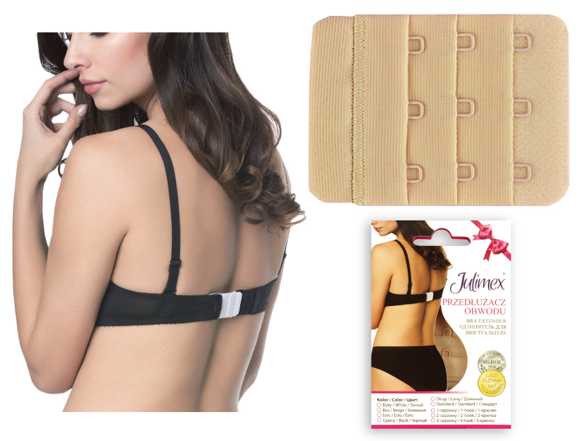 

Julimex BA-03 przedłużacz biustonosza 3-rzędowy