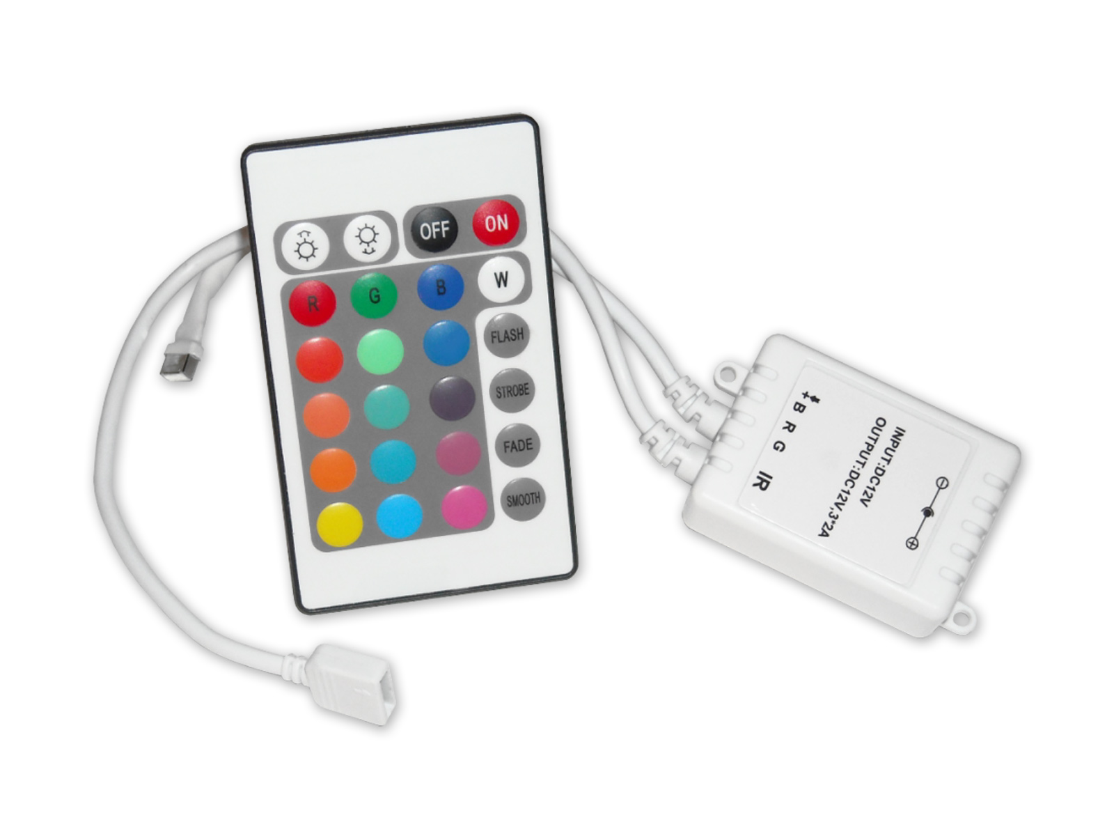 

Sterownik Rgb do taśmy Led 72W 6A na podczerwień