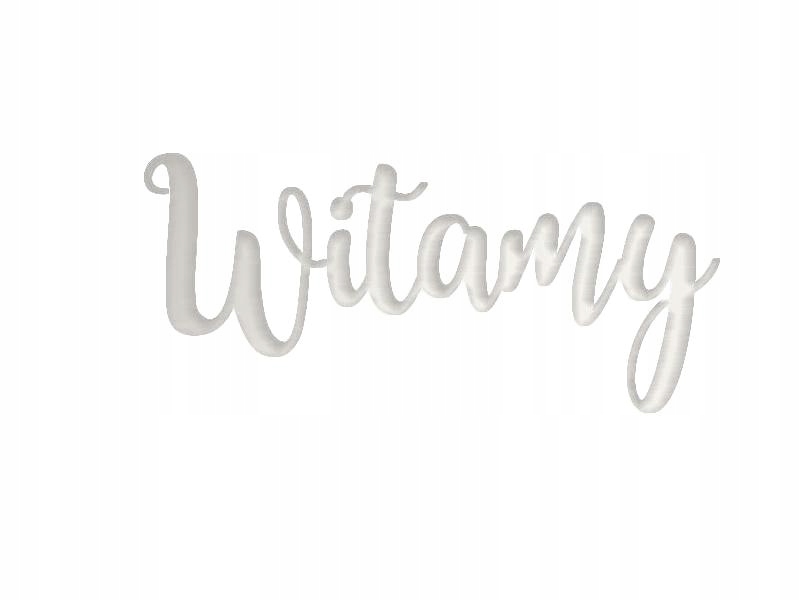 

Girlanda Baner Ślubny Witamy Srebrny Lustrzany