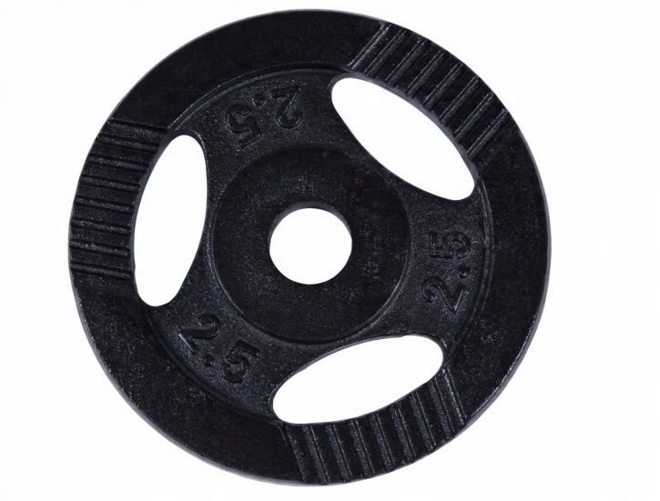 

Obciążenie żeliwne uchwyty czarne 2,5 kg 30 mm